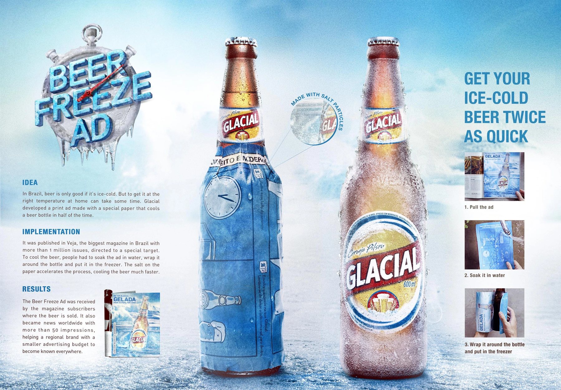 Glacial | Beer Freeze Ad